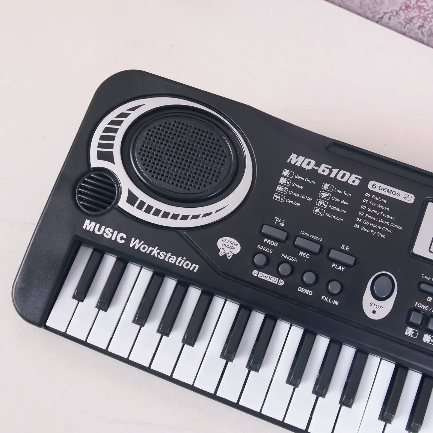 61 Keys Black Digital Music Electronic Kids