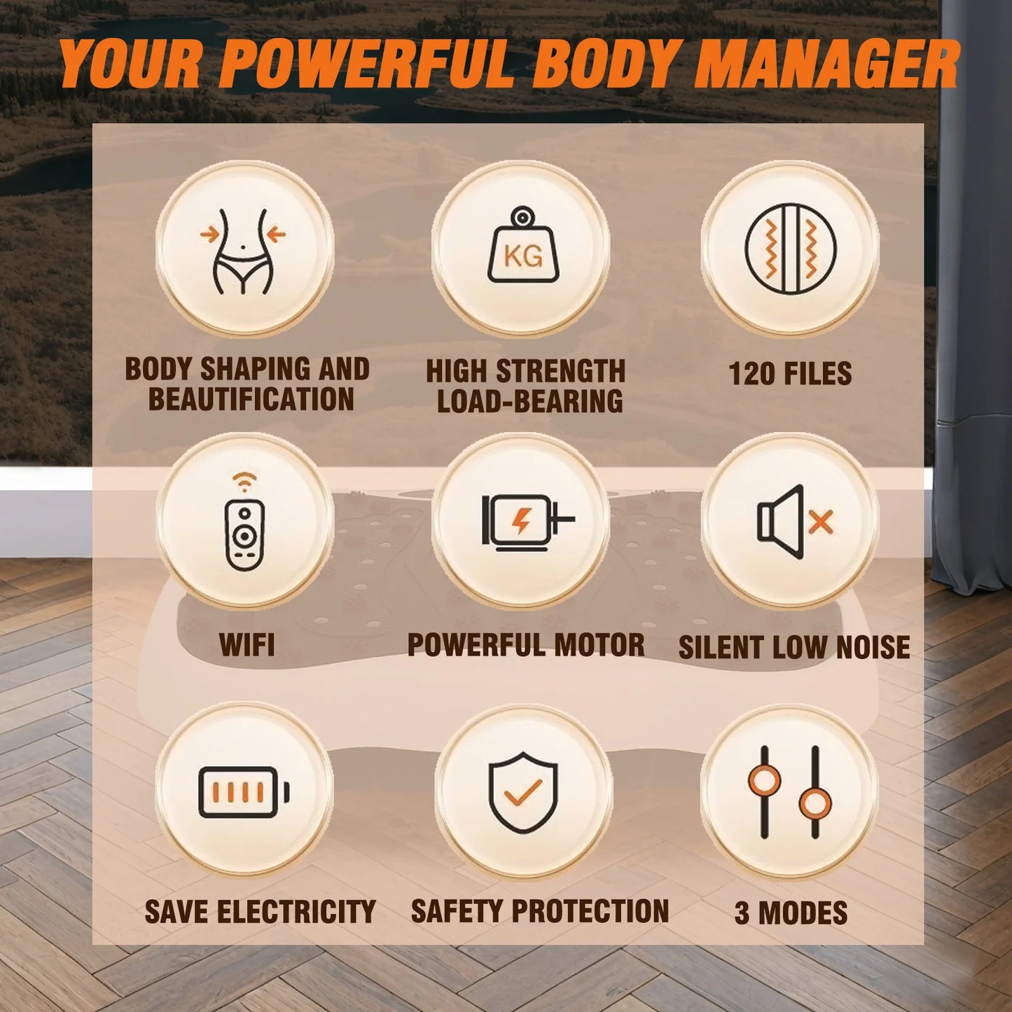 Platform Exercise Training Vibrate Fitness Remote Control