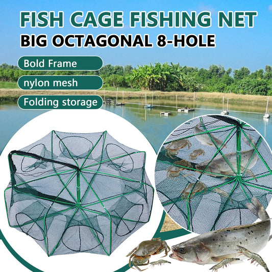 Folding lobster cage fish shrimp  crayfish crab