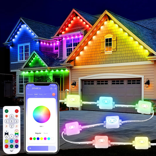 Permanent Outdoor Lights  LED Waterproof, 100 Scene