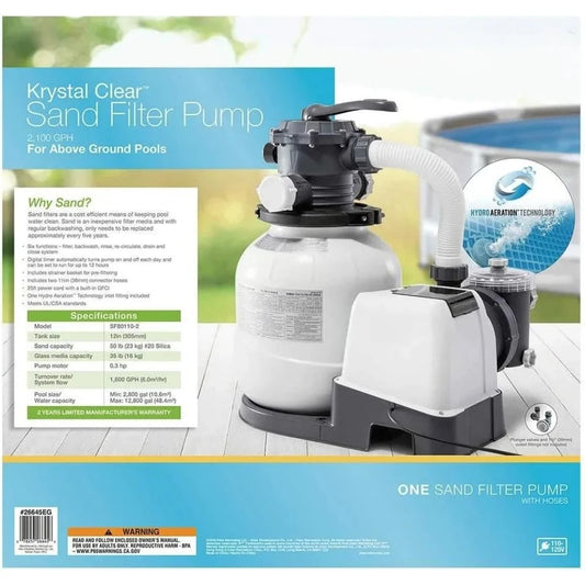 Sand Filter Pump Above Ground Pool Circulation