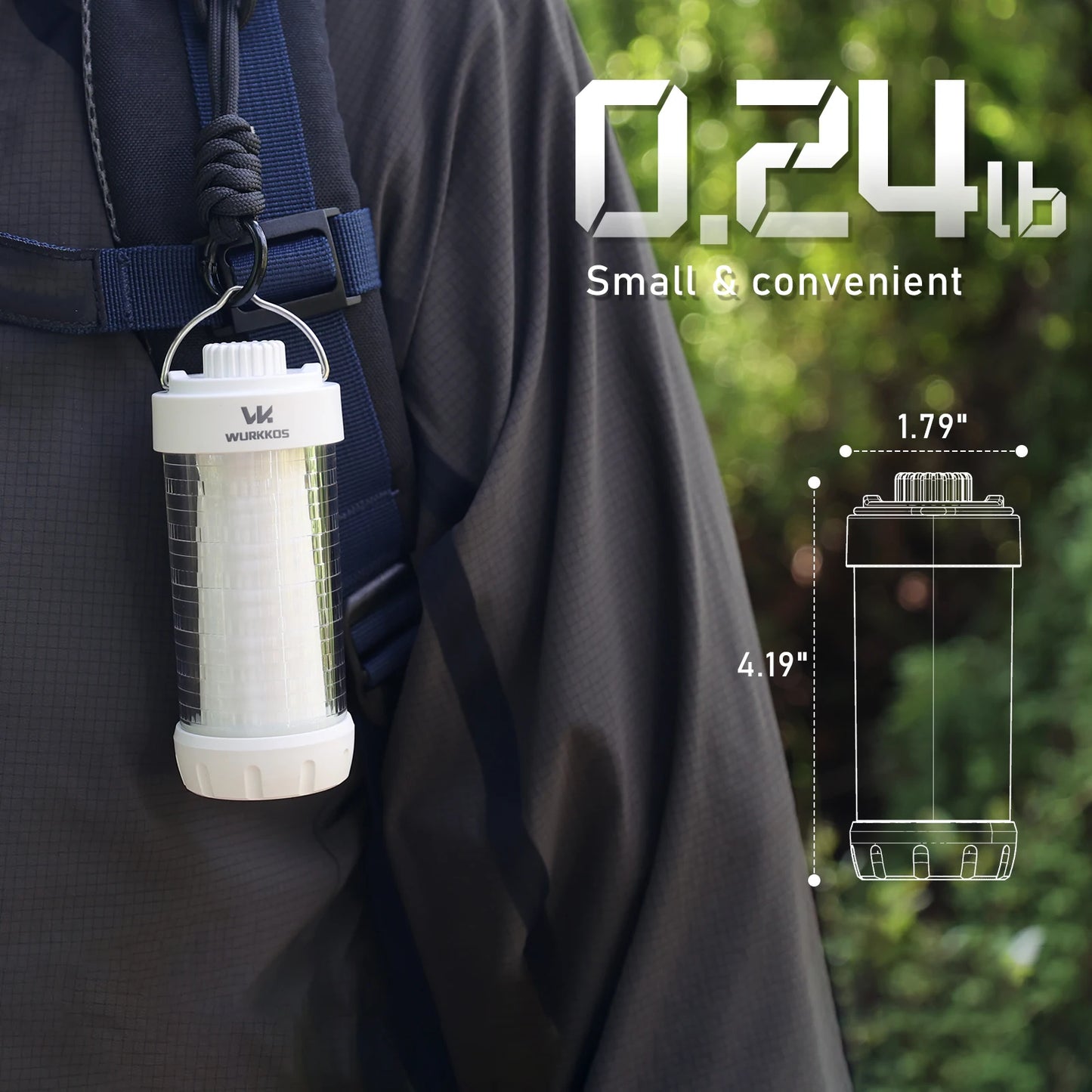 Camping Lantern  Rechargeable LED Flashlight Waterproof Magnetic