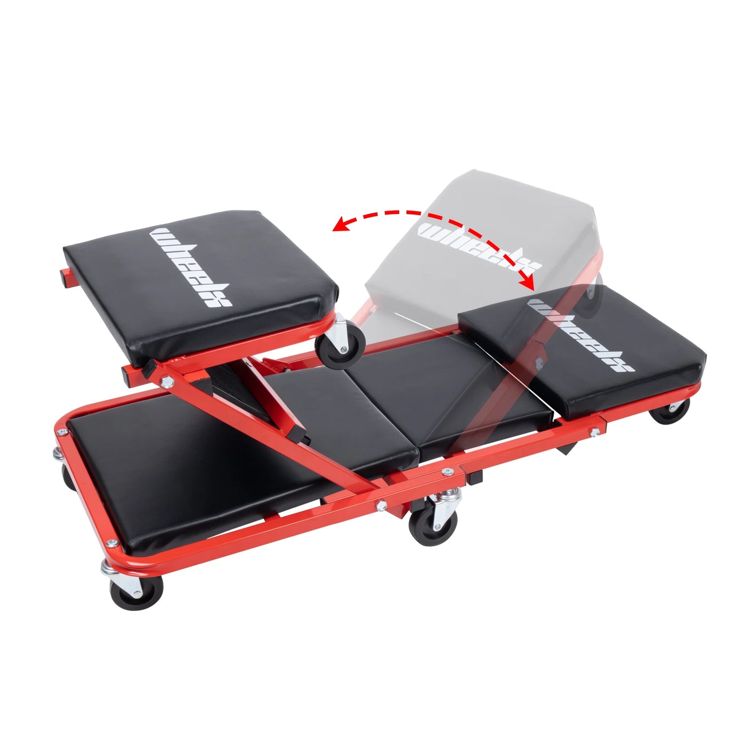 Rolling Mechanic Creeper Garage Chair  Under Car