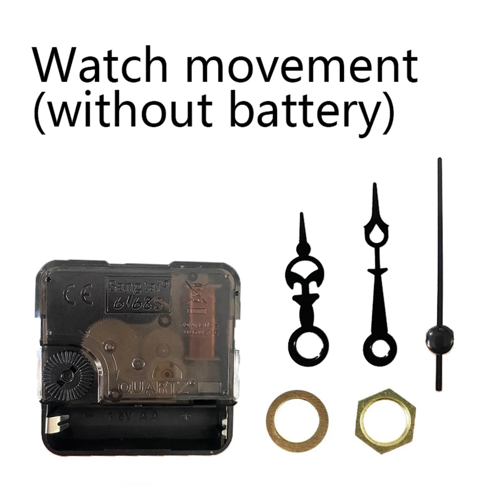 Acrylic Animal Diamond Painting Clock Art Craft Glitter