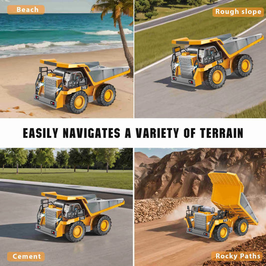Dump Truck Channel Double Battery Remote  Sound