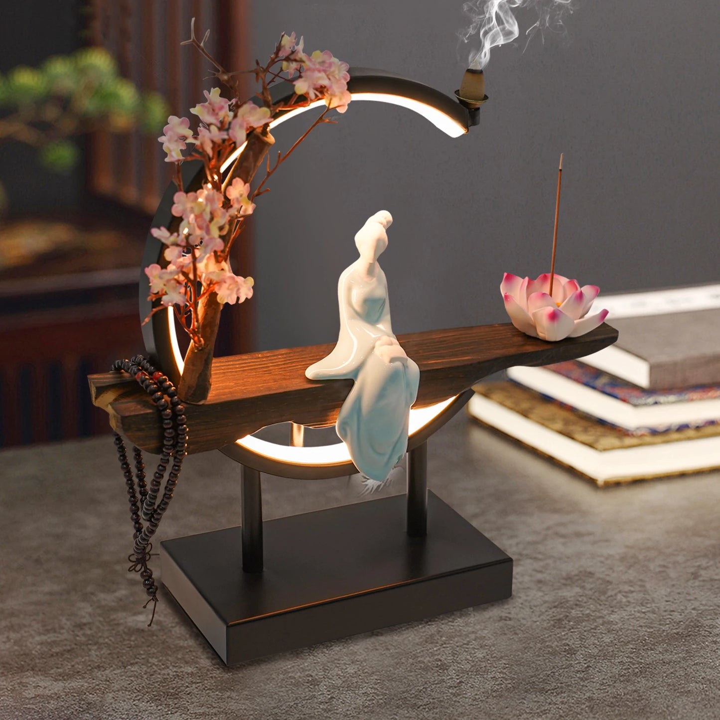 Chinese Style Zen Meditation Incense Burner Set