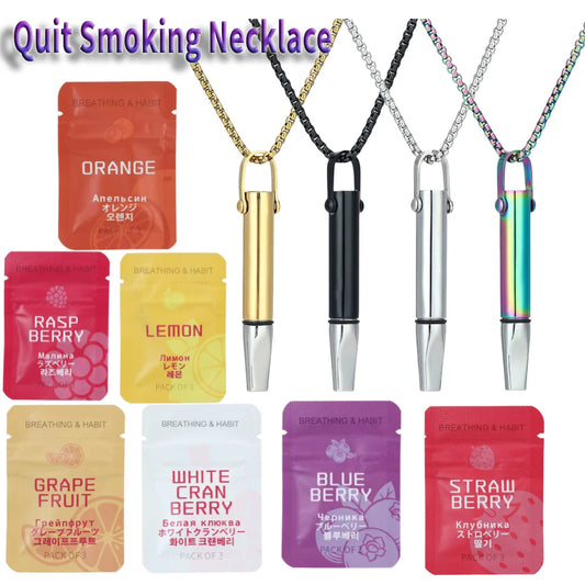 Anxiety Breathing Necklace, Quitting Smoking Meditation  Mindfulness