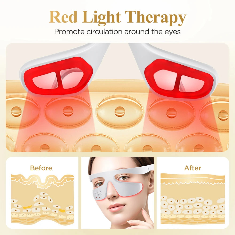 Red Light Therapy Beauty Microcurrent Eye Massager  ﻿
