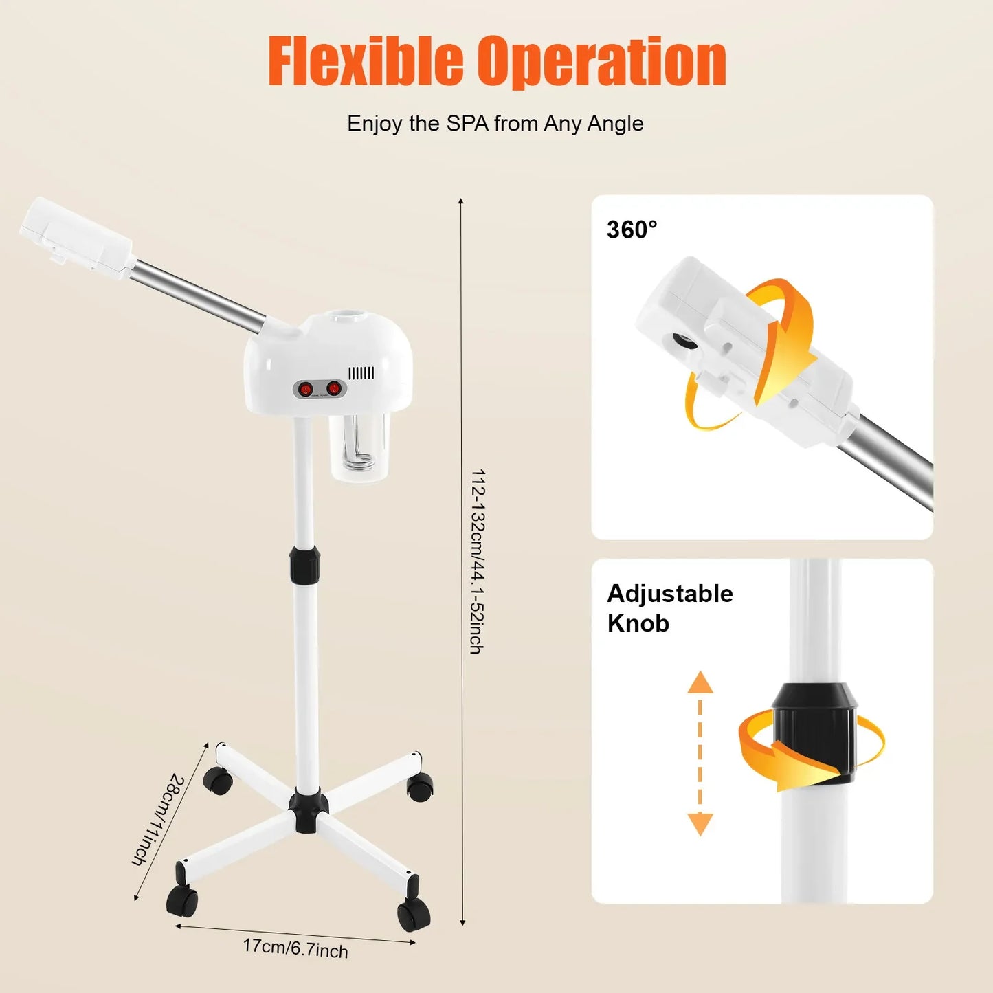 Ozone-infused Facial Steamer Skin Care Remove Dirt Oil
