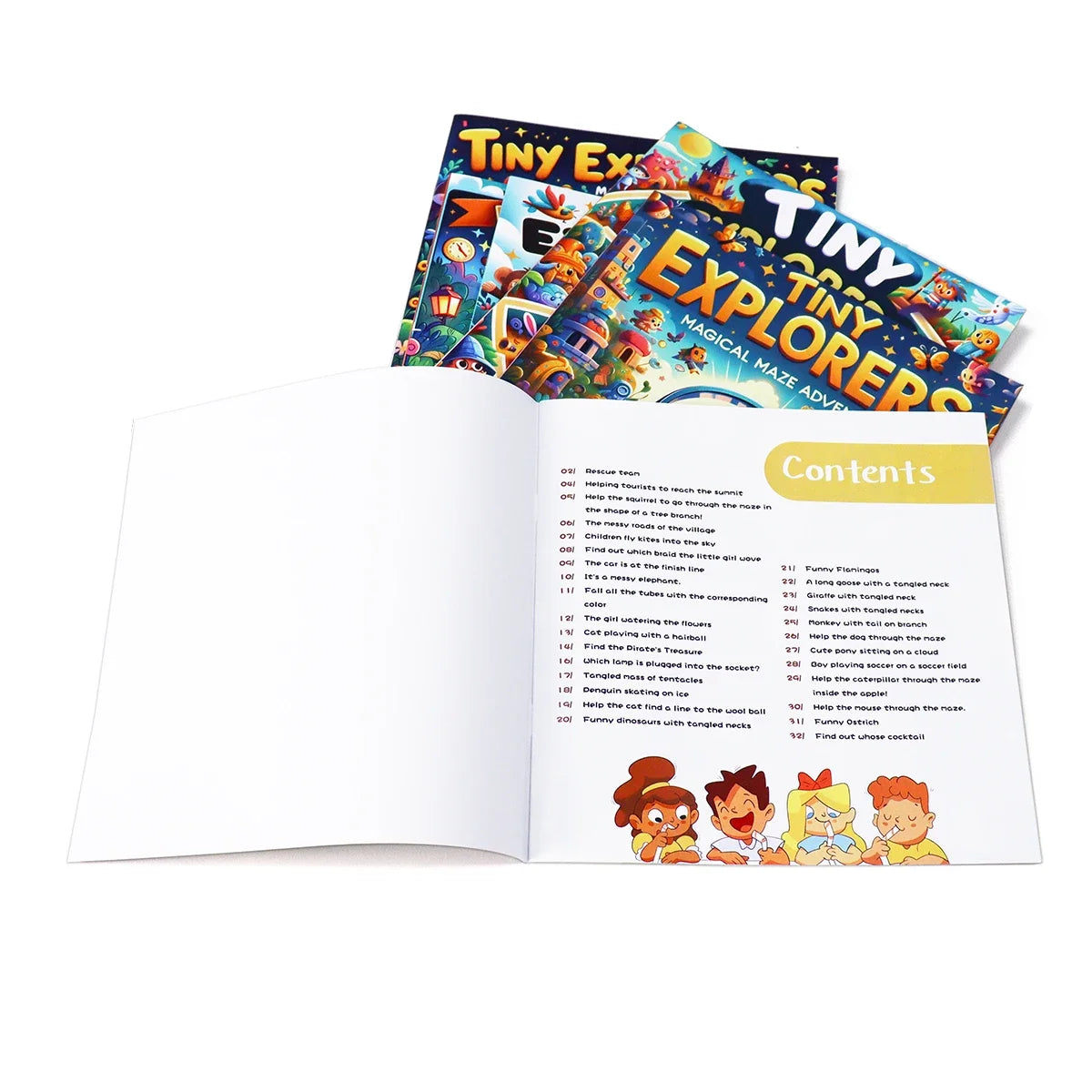 Enchanting Adventures Books: A Collection Of Multithemed Maze Books For Kids