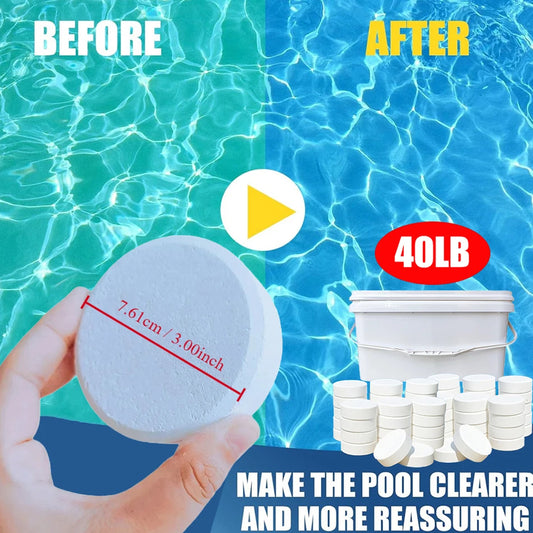 Chlorine Tablets  Swimming Pool Water Purifier Stabilized