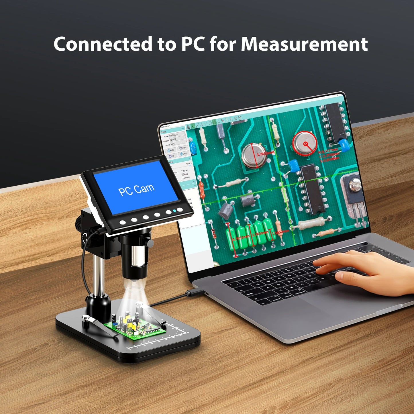 Digital Microscope  Coin Video Microscope  Adult Soldering