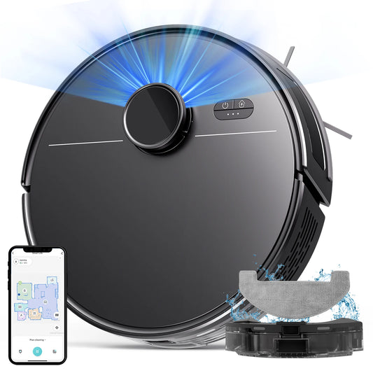 Robot Vacuum Cleaner, LiDAR Navigation, Virtual Barrier