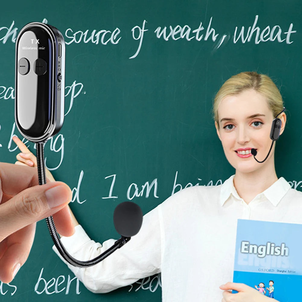 Wireless Microphone Headset Long Range Teaching Stage