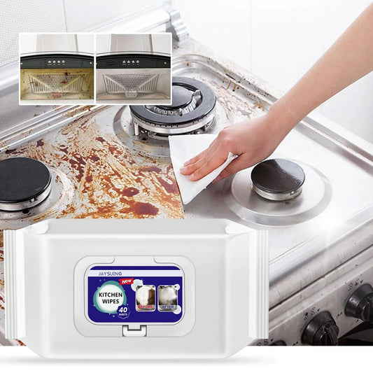 Kitchen Cleaning Wipes Pot Bottom  Degreasing Agent