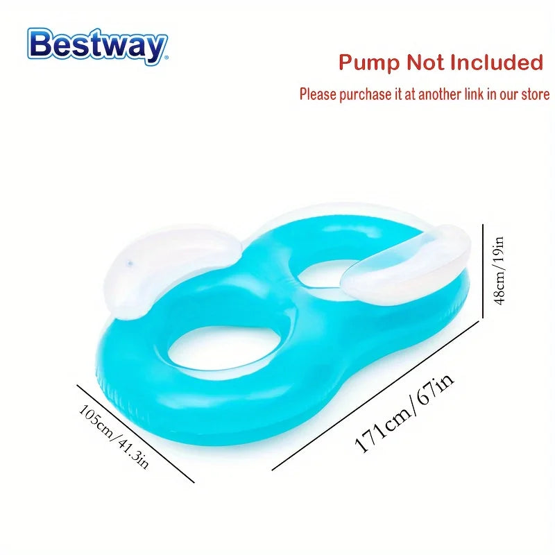 Aquatic Inflatable Waterbed Adult Swimming Circle  Mattress