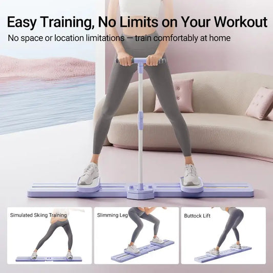 "Foldable Ski Trainer Postpartum  Home Gym Equipment"