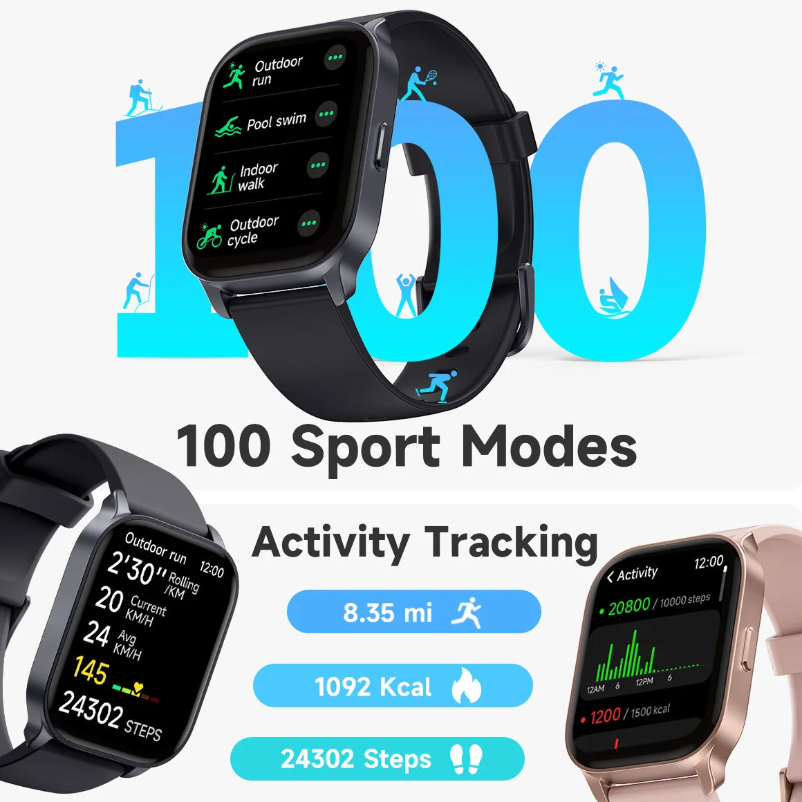 Smart Watch Women  Answer/Make Calls Waterproof