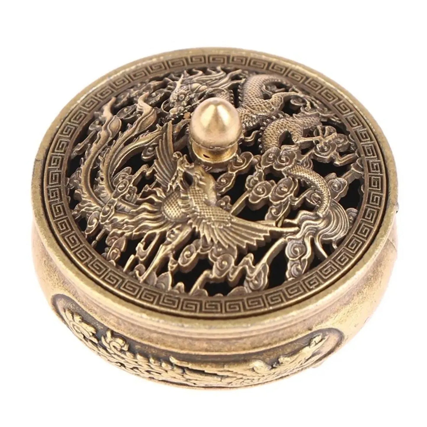 Copper incense Buddhist  burner, family tea room
