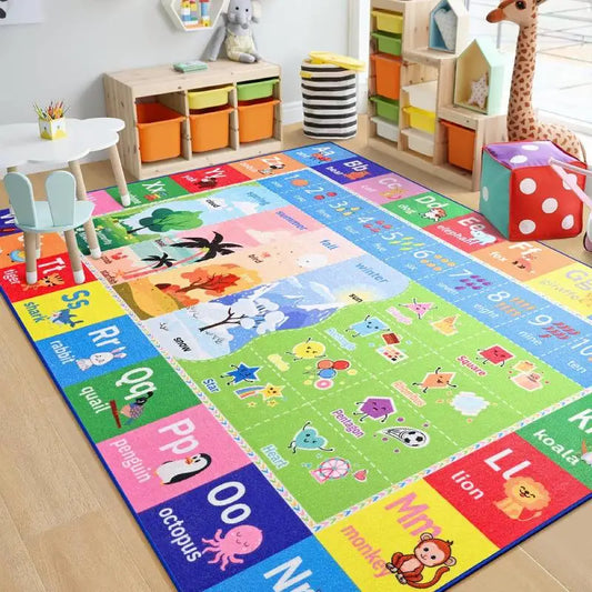 Kids Play Rug Educational  Carpet Gaming Rugs