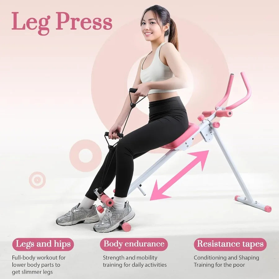 Workout Equipment Ab Trainer  Core Strength Training Adjustable