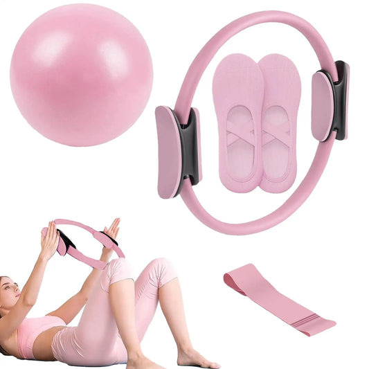 Pilates Ball Ring Set Band Pregnancy Postpartum