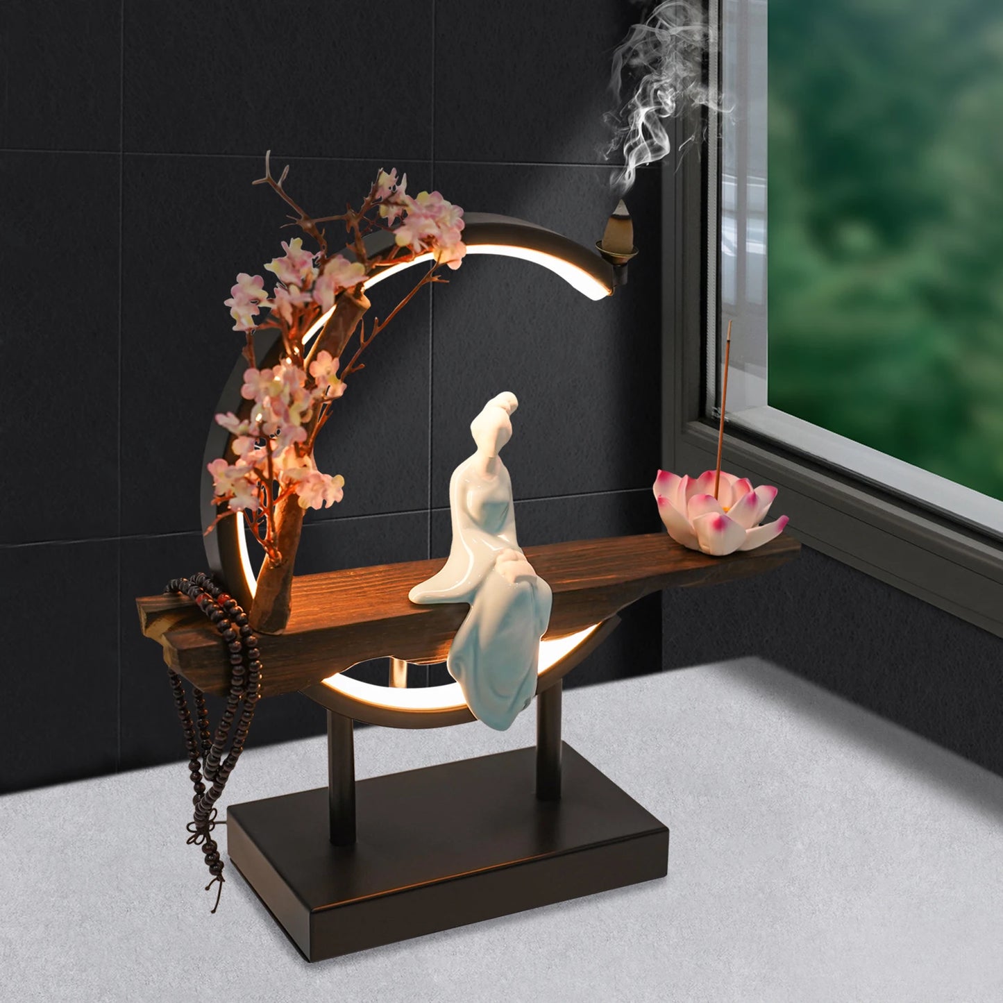 Chinese Style Zen Meditation Incense Burner Set