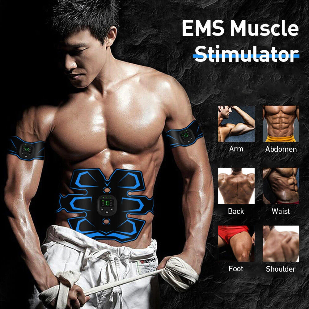 Abdominal Training  LED  Sport Exercise Belt  Rechargeable