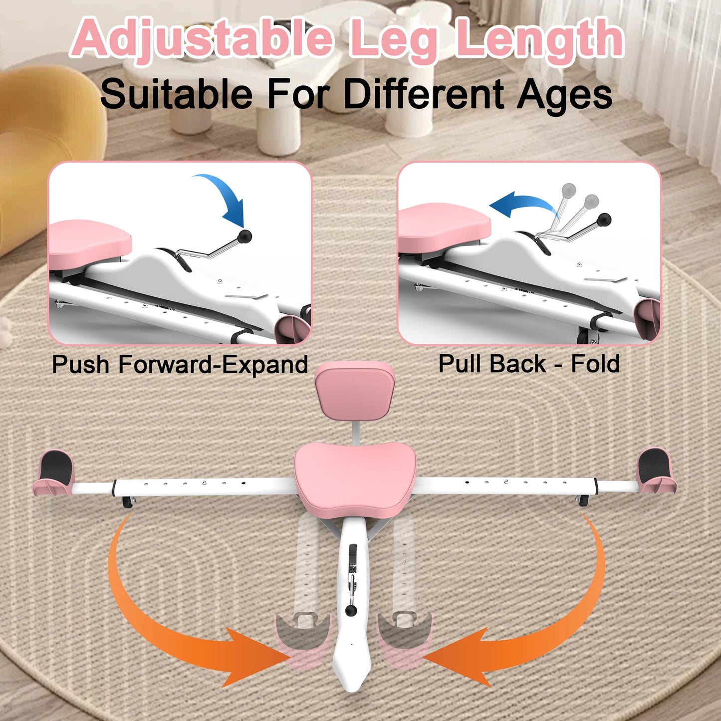 Leg Split Stretching Trainer Adjustable, Fitness Sports