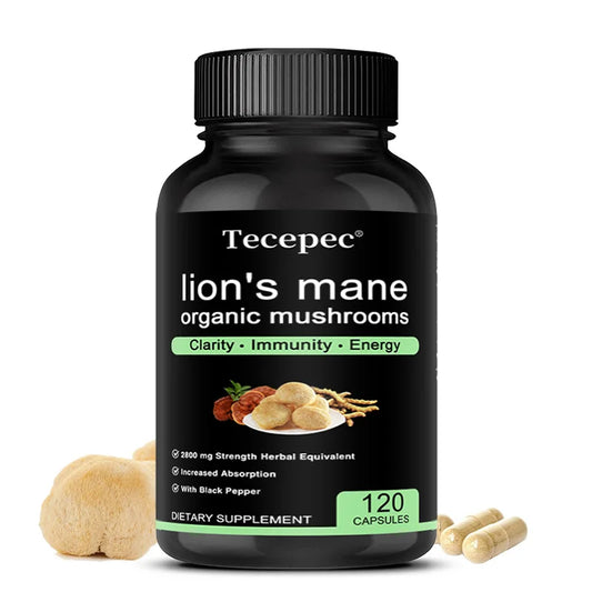 Mushrooms Supplements - Strength, Memory, Focus Nerve Health