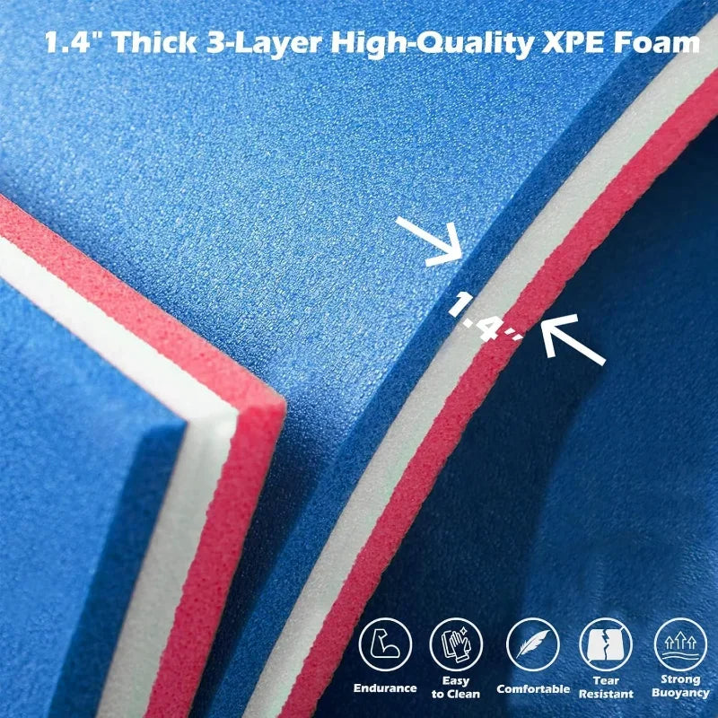 Floating Water Mat Pad  Rolled Pillow Foam