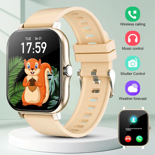 Bluetooth  Touch Dial Android Music Fitness Tracker