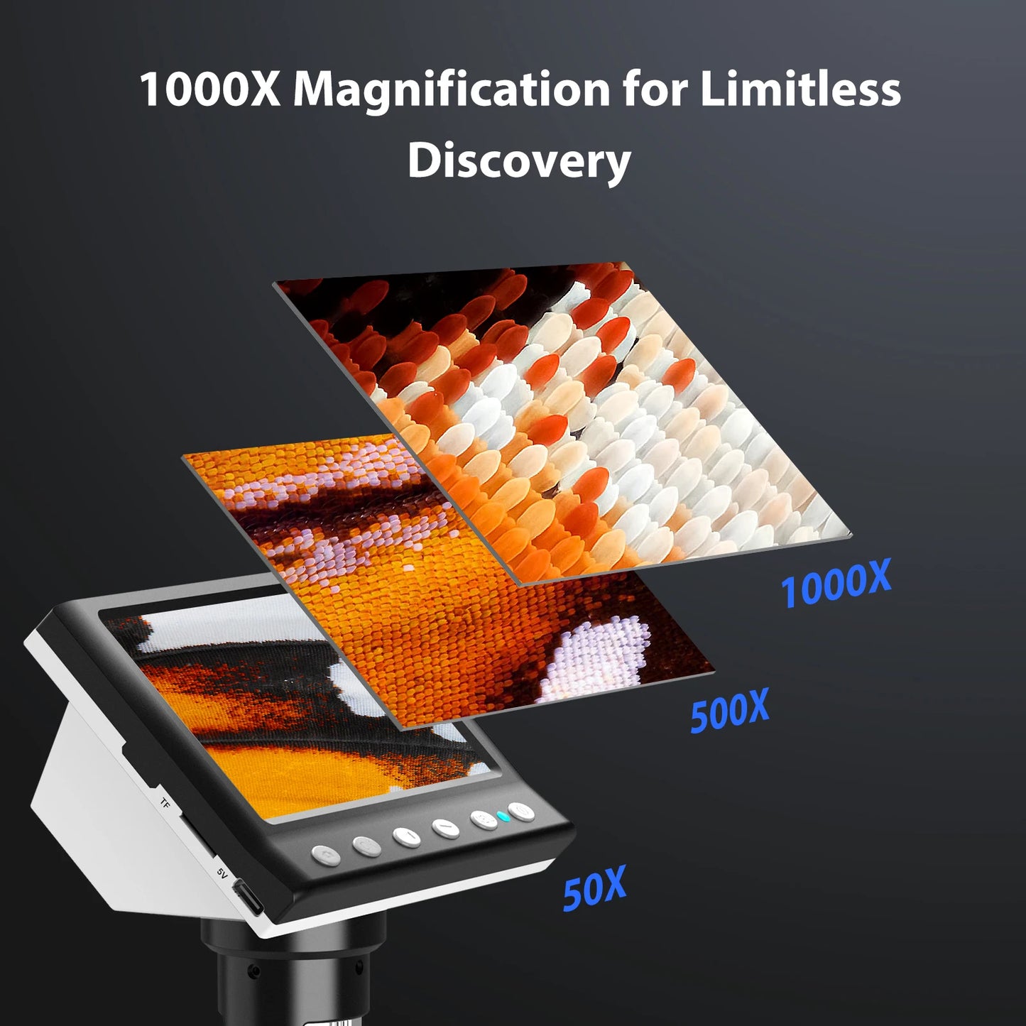 Digital Microscope  Coin Video Microscope  Adult Soldering