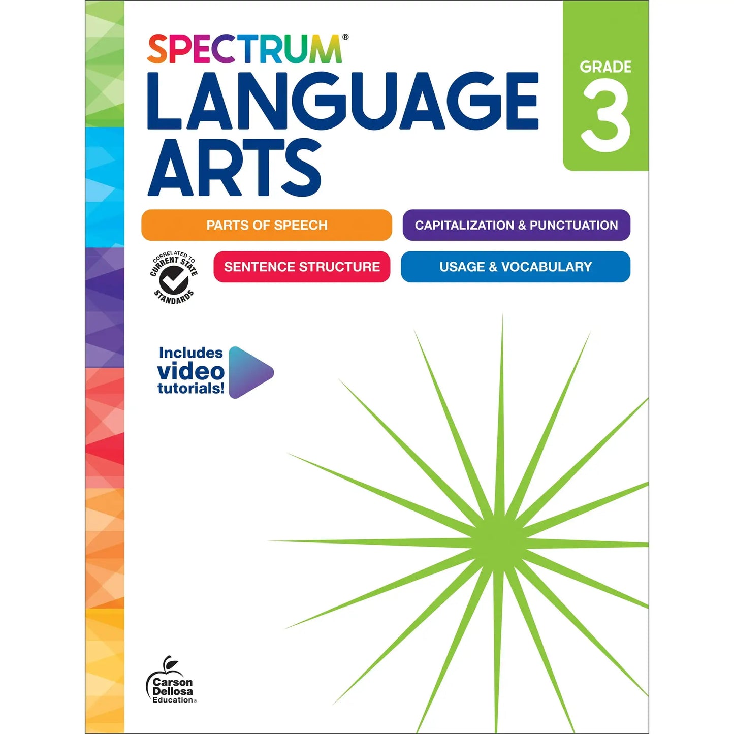 Spectrum: Spectrum Language Arts Workbook, Grade 3 (Paperback)