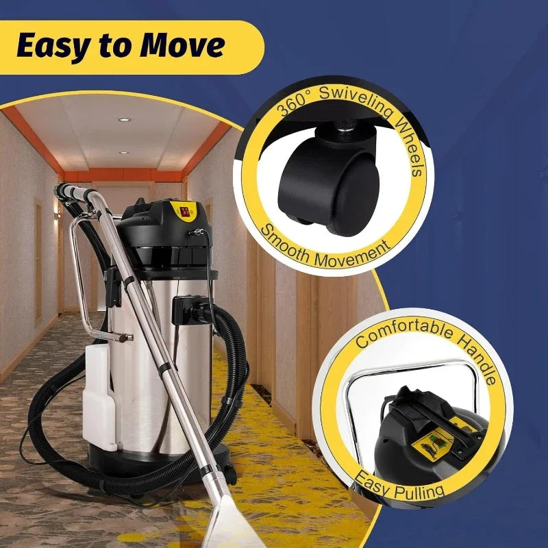 Carpet Cleaning Spraying Floor Brush Extractor Vacuum