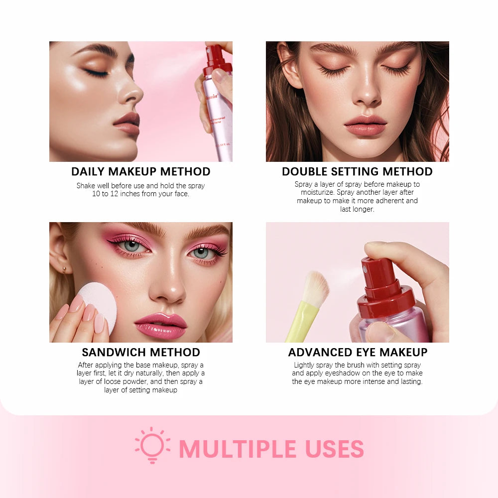Waterproof Setting Spray Matte Finish Pore Tightening