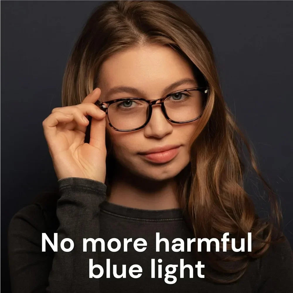 Stylish Blue Light Glasses  Woman Computer Lightweight