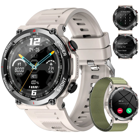 Waterproof Smartwatch Touch Screen Women's Bluetooth Calling Tracking