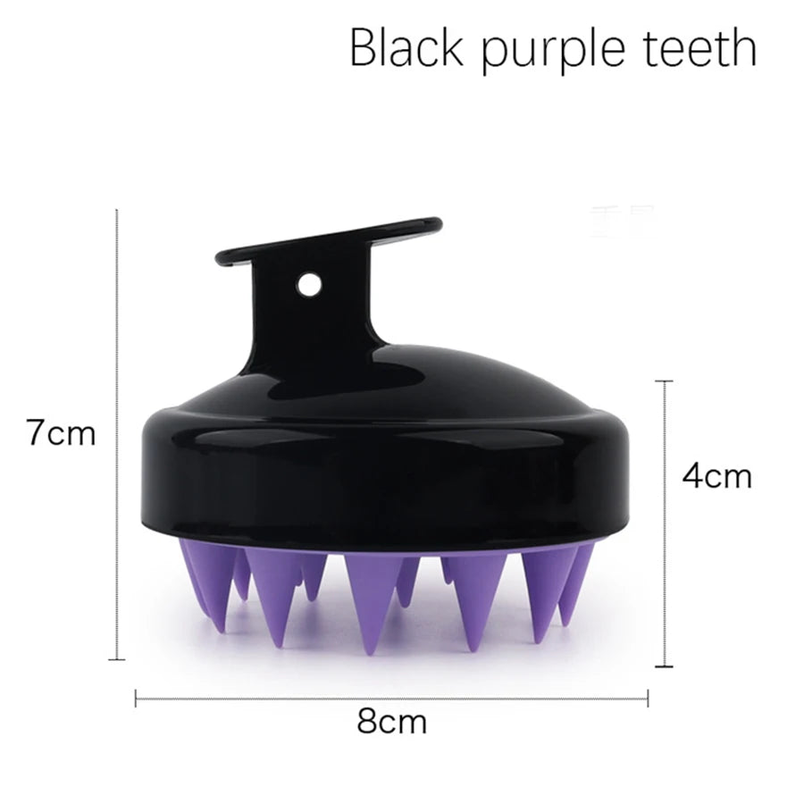 Silicone hair washing brush, scalp massage   comb