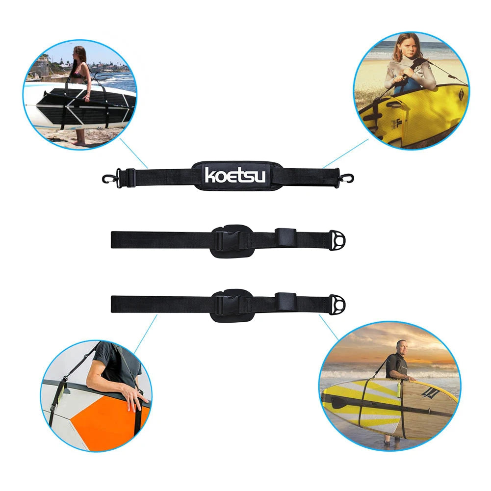 Belt Adjustable Surfboard Shoulder Carry Sling Paddle